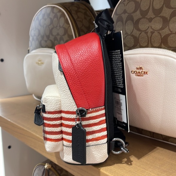 Coach Disney Mickey Mouse X Keith Haring Small West Backpack Crossbody - Picture 3 of 16